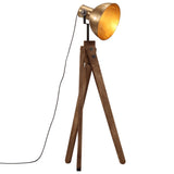 Vidaxl lampa podłogowa 25 W e27 45x45x120 cm antyczne mosiądz