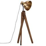 Vidaxl Floor Lamp 25 W E27 45x45x120 cm Antik messing Farvet