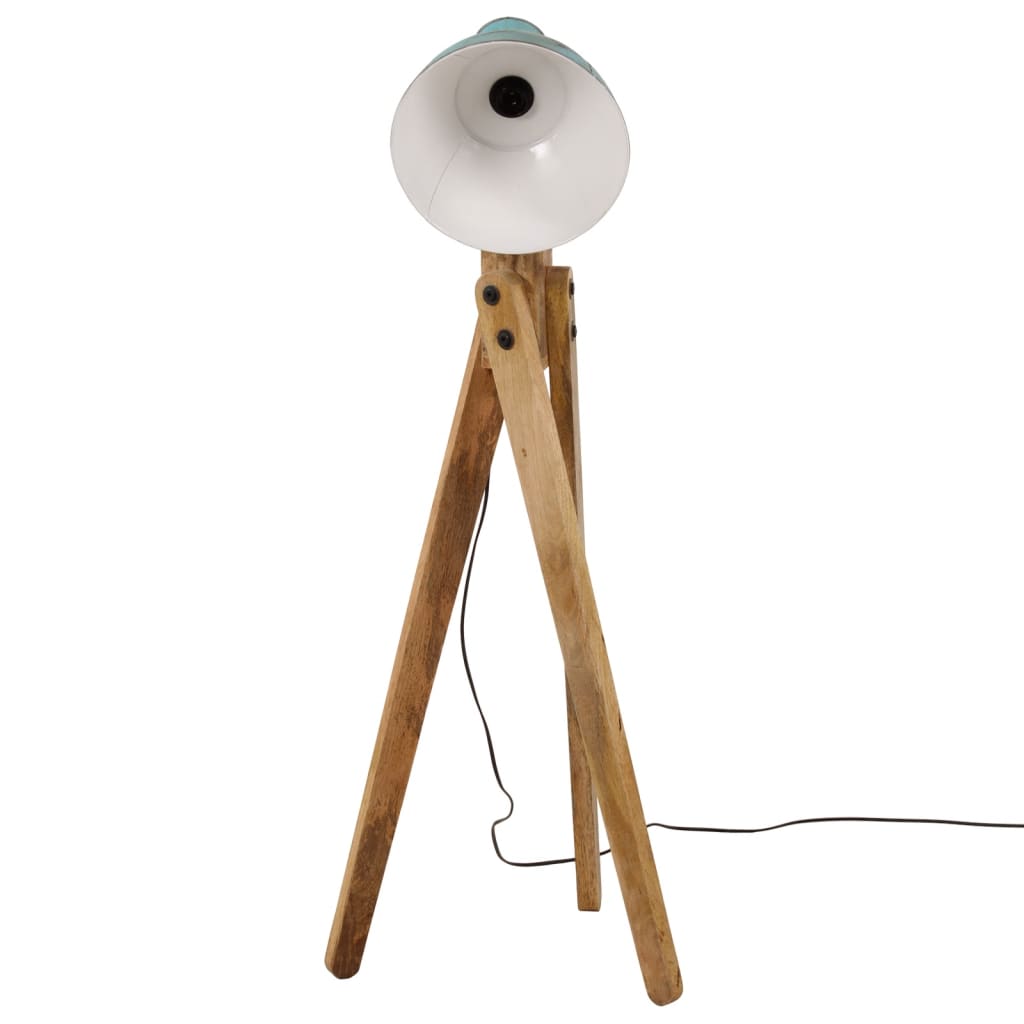 VIDAXL LAMP LAMP 25 W E27 45X45X120 CM zvětralá modrá