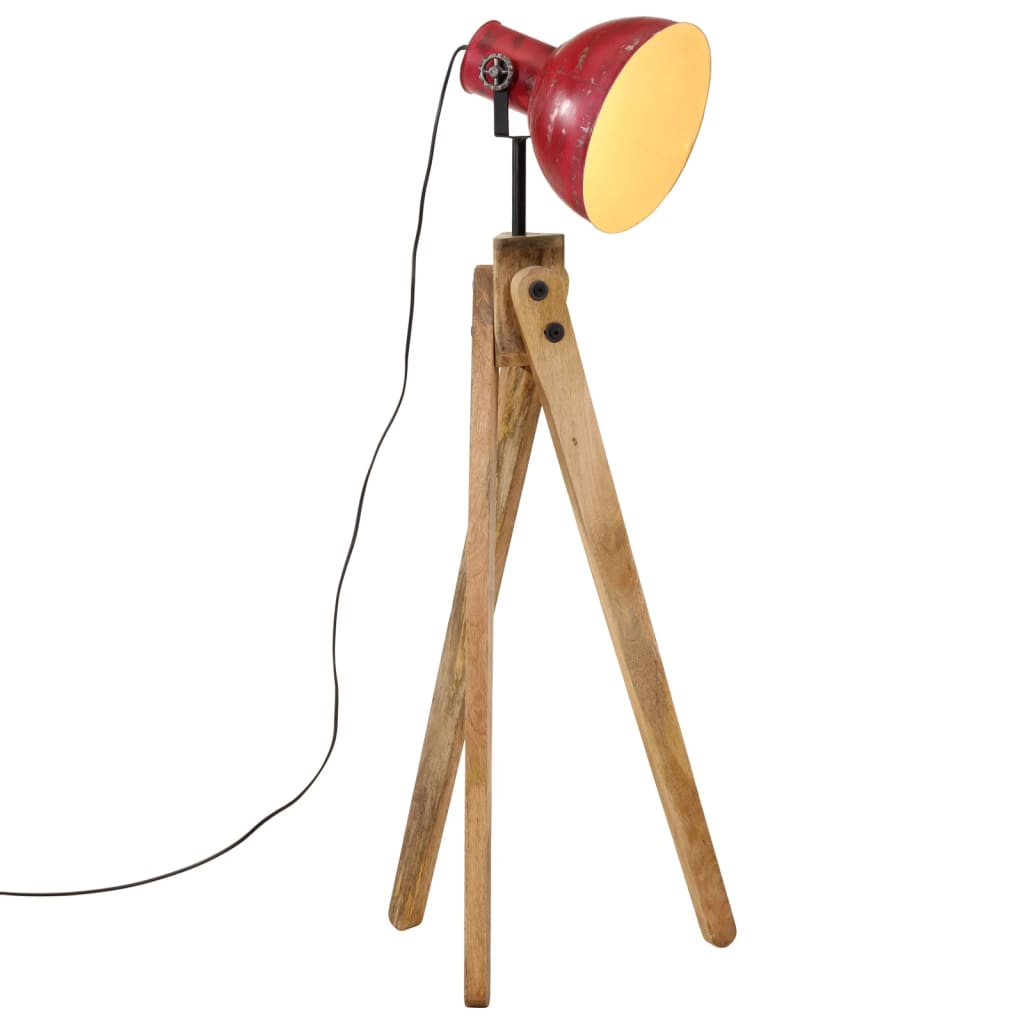 Lampadaire Vidaxl 25 W E27 45x45x120 cm Red atteint