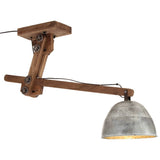 Vidaxl loftlampe 25 W E27 105x30x65-108 cm Vintage sølvfarvet