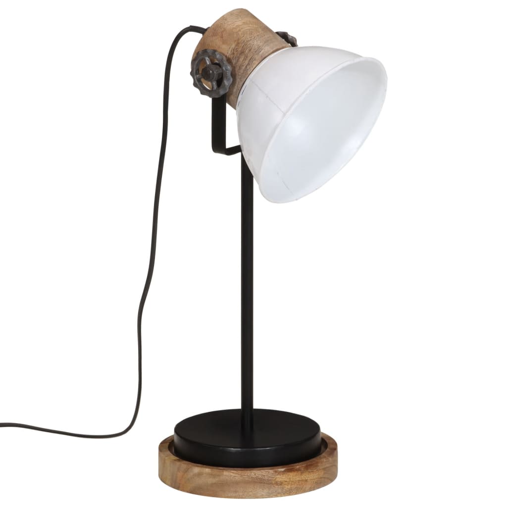 Vidaxl Desk Lamp 25 W e27 17x17x50 cm hvit