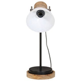 Vidaxl bureaulamp 25 w e27 17x17x50 cm wit