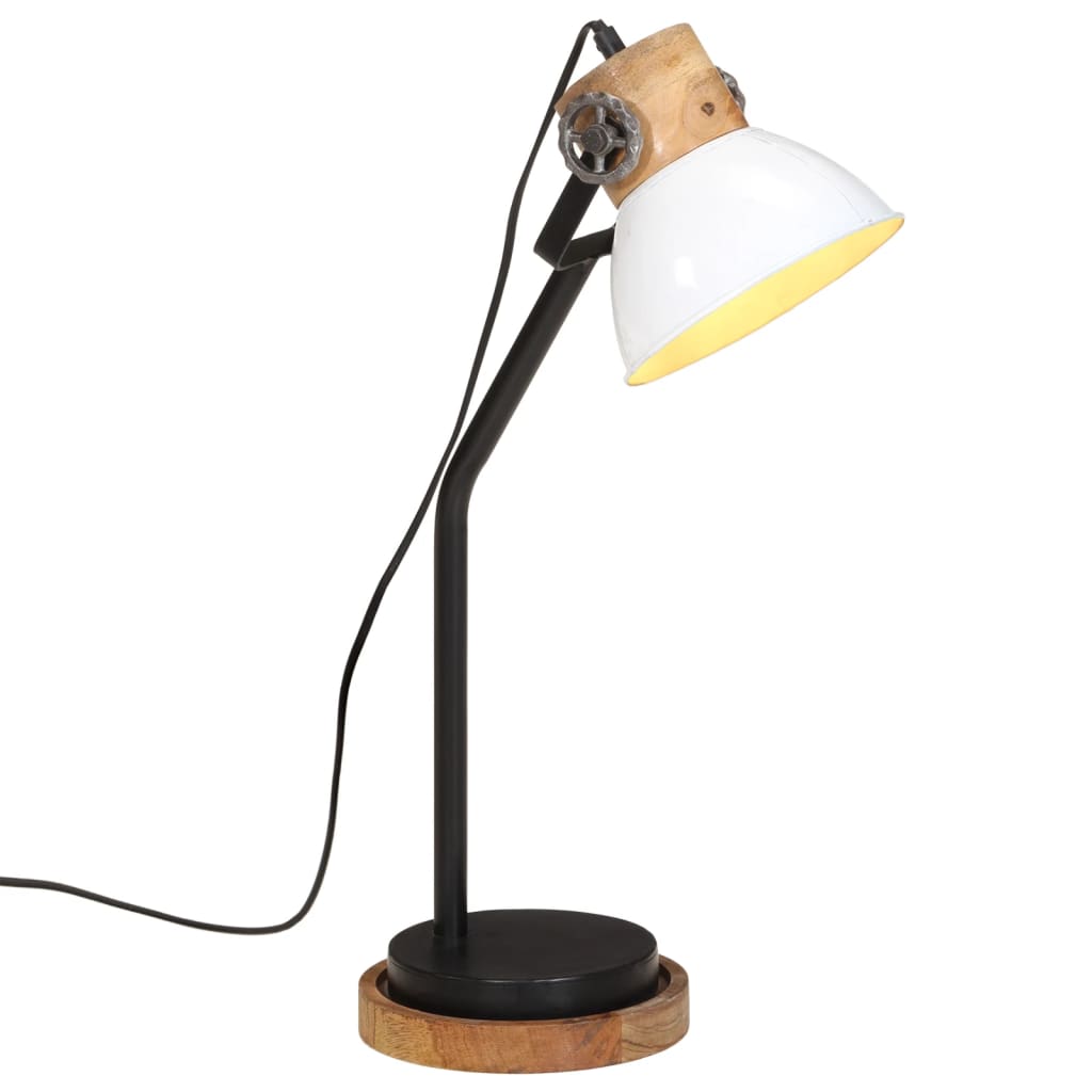 Vidaxl desk lamp 25 W E27 18x18x60 cm white