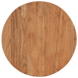 Vidaxl salontafel 45x45x35 cm massief acaciahout en ijzer