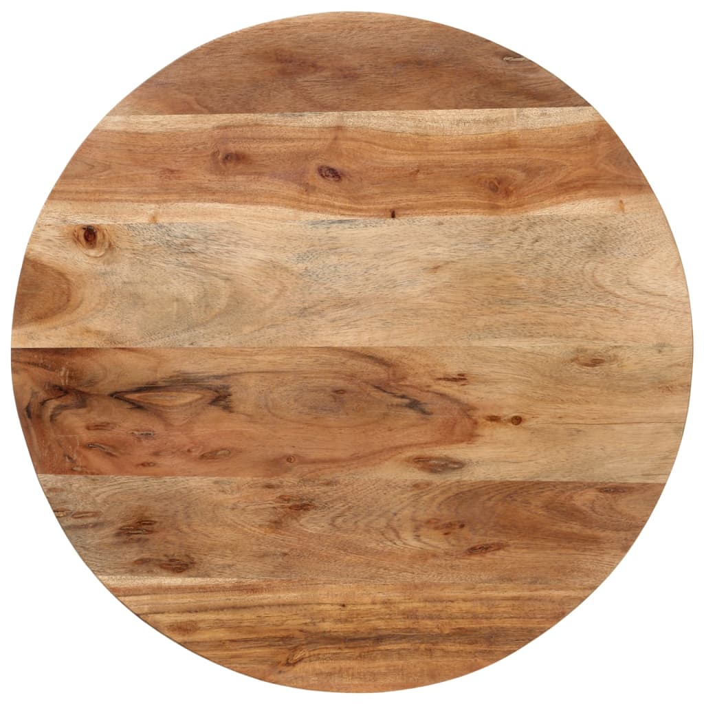 Vidaxl salontafel 55x55x45 cm massief acaciahout en ijzer
