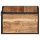 Vidaxl nachtkastje wandgemonteerd 35x35x20 cm massief acaciahout
