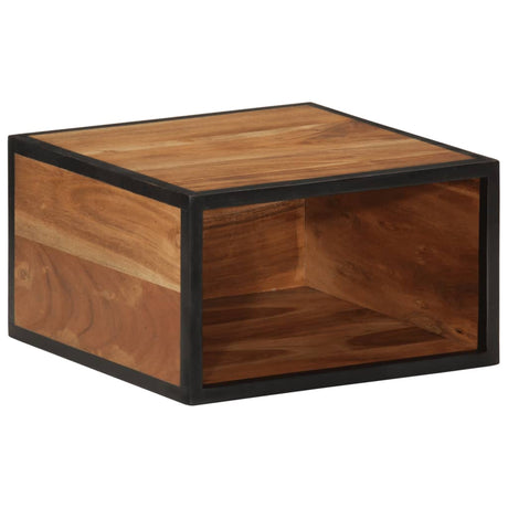 Vidaxl nachtkastje wandgemonteerd 35x35x20 cm massief acaciahout