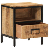 Vidaxl nachtkastje 40x35x50 cm massief mangohout