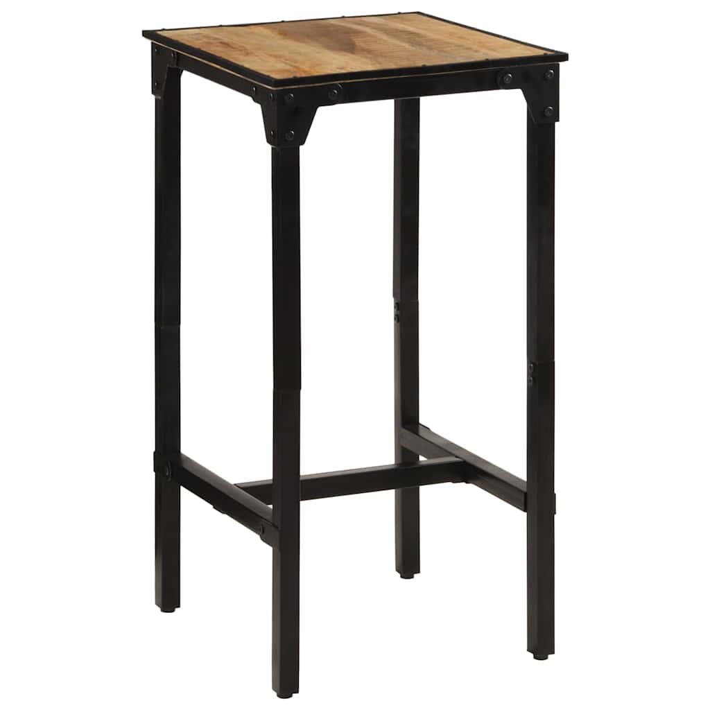 Vidaxl bartafel 60x55x107 cm massief ruw mangohout