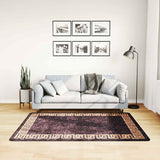 Vidaxl vloerkleed wasbaar anti-slip 120x170 cm zwart en goudkleurig