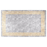 Vidaxl tapis lavable antidérapant 120x170 cm gris et or de couleur