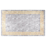 Vidaxl rug washable anti-slip 150x230 cm gray and gold colored