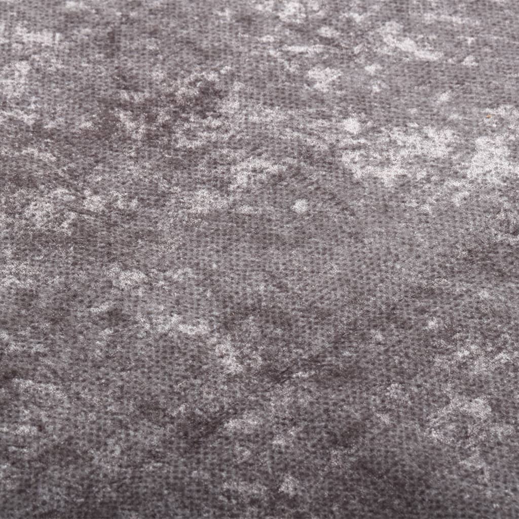 Tapis vidaxl Wasable Anti-Slip 120x170 cm Gray