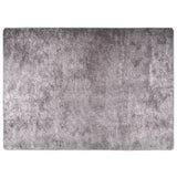 RUG VIDAXL Lavable Anti-Slip 150x230 cm de gris