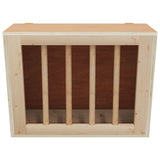 Vidaxl hooiruif voor konijnen 25x18,5x20,5 cm massief vurenhout