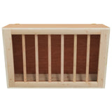 Vidaxl hooiruif voor konijnen 37x18,5x23 cm massief vurenhout