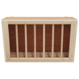 Vidaxl Hooiruif for rabbits 37x18.5x23 cm solid pinewood