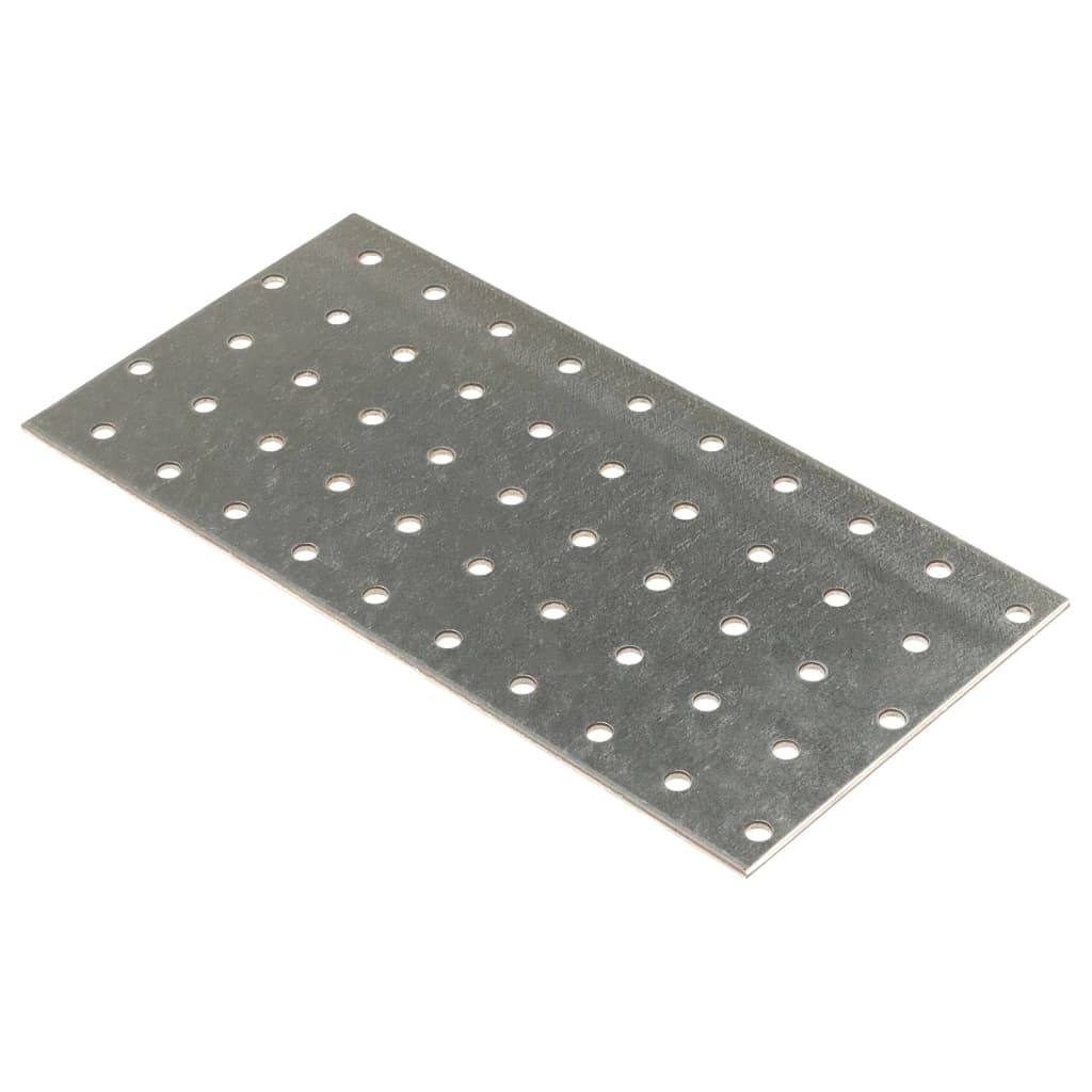 Płytki vidaxl perforowane 40 szt. 2 mm 200x100 mm stal ocynkowana