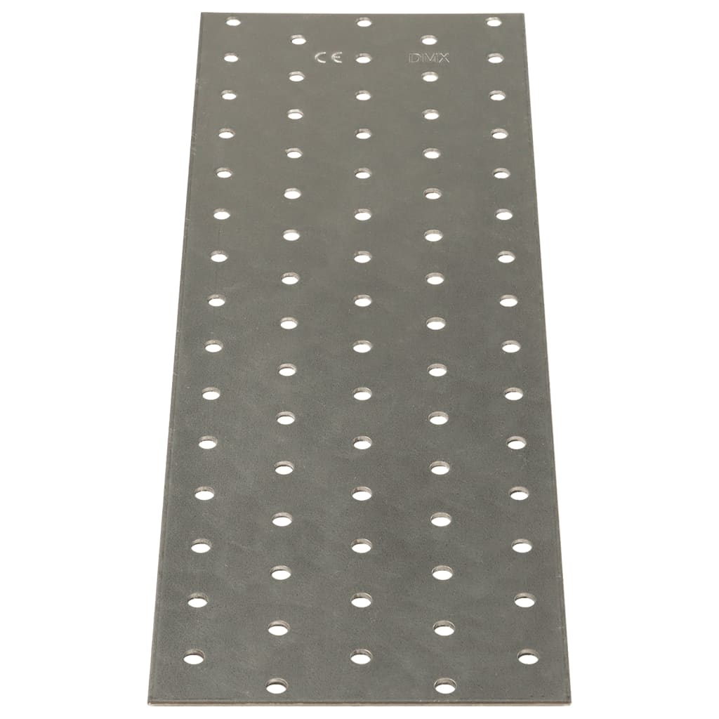 Vidaxl plates perforated 20 pcs 2 mm 300x100 mm galvanized steel