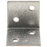 Vidaxl Hoek Brackets 150 stykker 30x25x30 mm galvaniseret stål 2 mm tyk