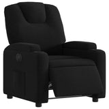 Vidaxl fauteuil verstelbaar elektrisch stof zwart