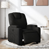 Vidaxl fauteuil verstelbaar elektrisch stof zwart