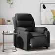 Vidaxl fauteuil elektrisch verstelbaar kunstleer zwart