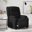Vidaxl fauteuil elektrisch verstelbaar kunstleer zwart