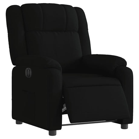 Vidaxl fauteuil verstelbaar elektrisch stof zwart