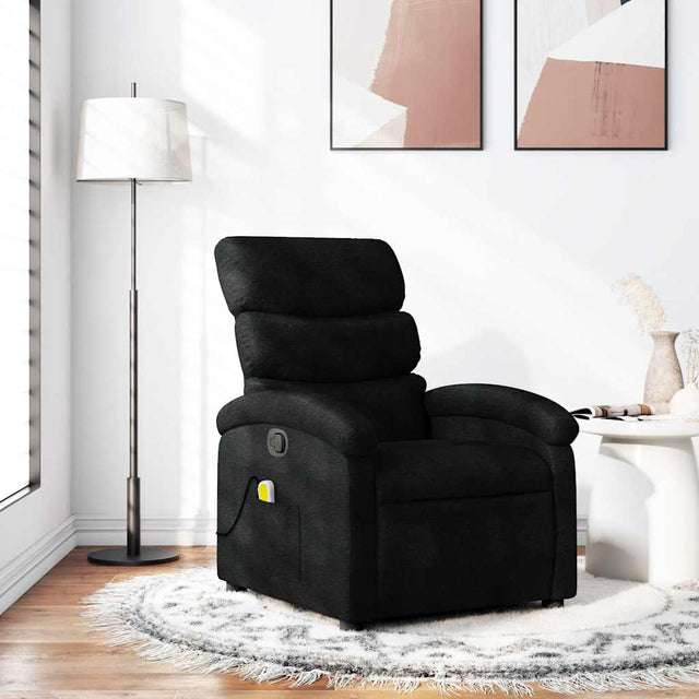 Vidaxl massagestoel met zwarte stof