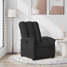 Vidaxl relaxfauteuil zwarte stof