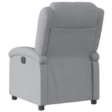Vidaxl relaxfauteuil lichtgrijze stof