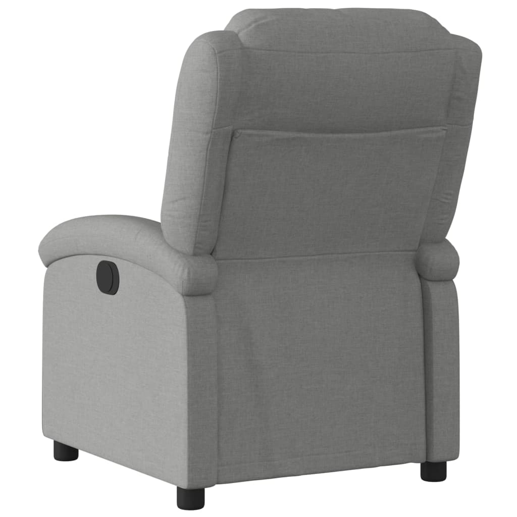 Vidaxl relaxfauteuil donkergrijze stof
