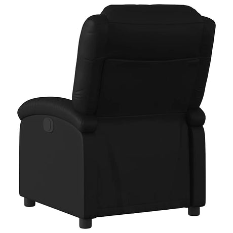Vidaxl relaxfauteuil zwart kunstleer