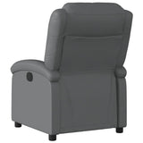 Vidaxl relaxfauteuil grijs kunstleer