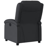 Vidaxl relaxfauteuil zwart echt leer
