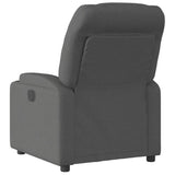 Vidaxl relaxfauteuil donkergrijze stof