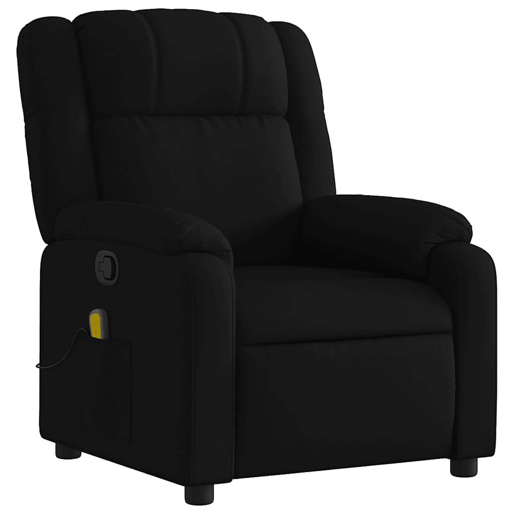 Vidaxl massagestoel met zwarte stof