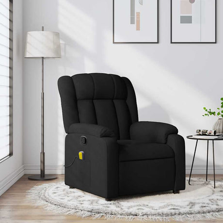 Vidaxl massagestoel met zwarte stof