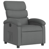 Vidaxl relaxfauteuil donkergrijze stof