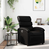 Vidaxl relaxfauteuil zwart kunstleer