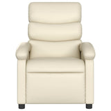 Vidaxl relaxfauteuil crème kunstleer