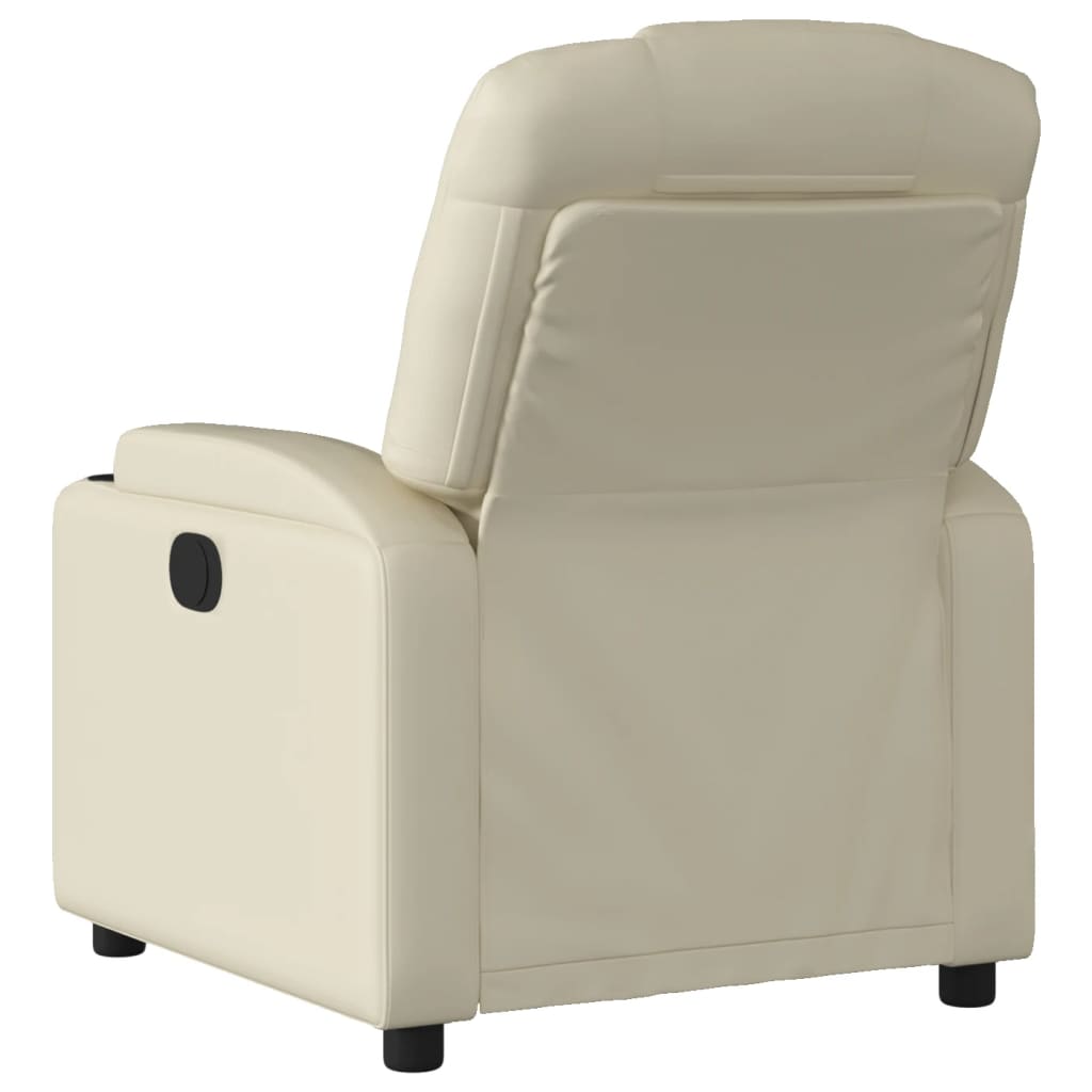 Vidaxl relaxfauteuil crème kunstleer