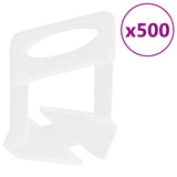 Vidaxl nivelleringssysteem voor tegels 250 wiggen 500 klemmen 2 mm