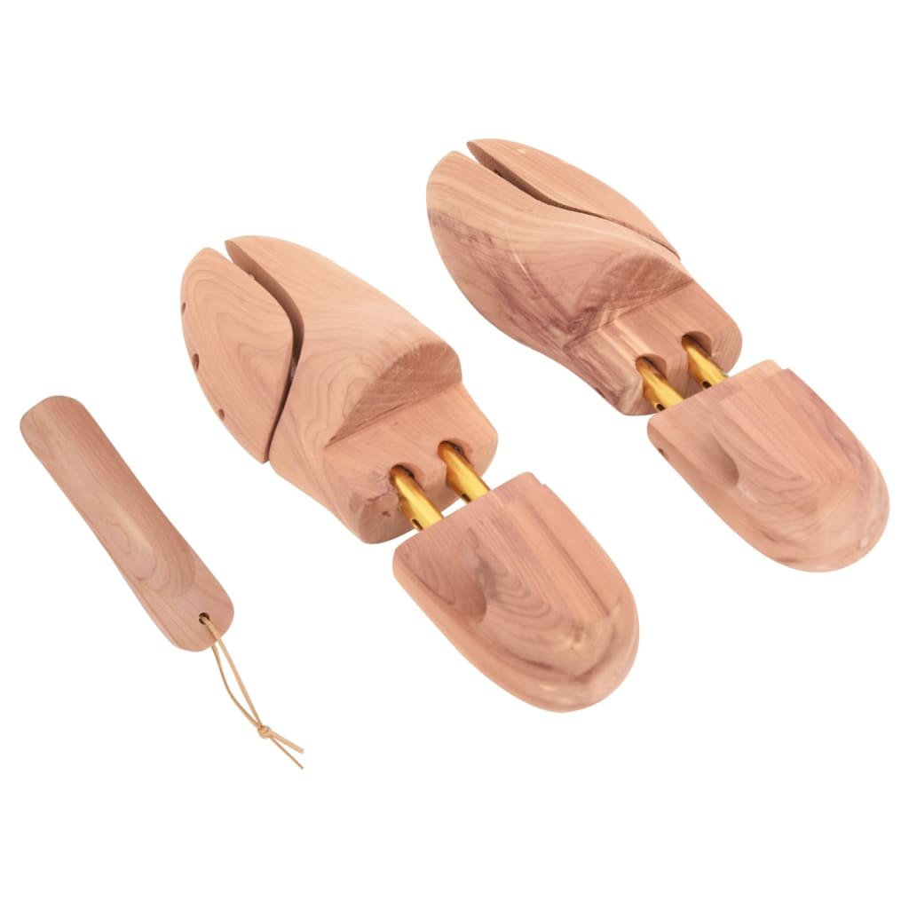 VidaXL shoe tensioner with shoe-in EU 40-41 solid cedar wood