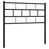Vidaxl vervangend hoofdbord 100 cm metaal zwart