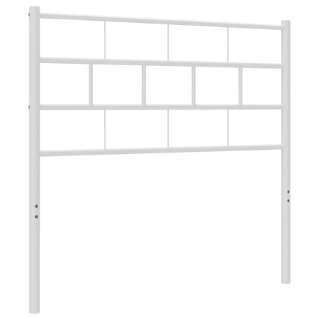 Vidaxl vervangend hoofdbord 75 cm metaal wit