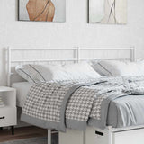 Vidaxl vervangend hoofdbord 200 cm metaal wit
