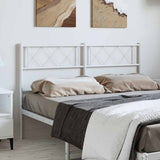 Vidaxl vervangend hoofdbord 150 cm metaal wit
